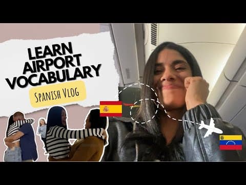 I visited my family in VENEZUELA ✈️ 🇻🇪 [A1-B1]| PRACTICE SPANISH Comprehensible Input with this Vlog - Learn Spanish with this music video
