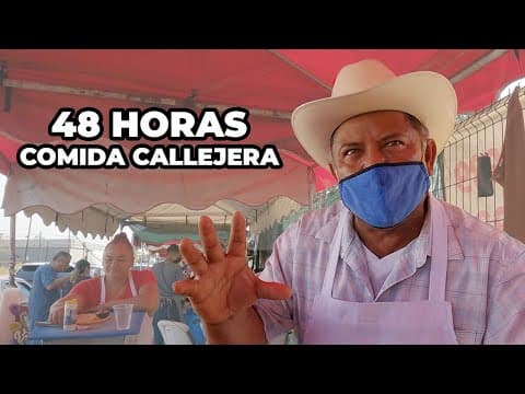 48 Hours Eating Mexican Street Food - Learn Spanish with this music video