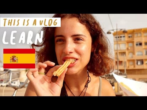 LEARN SPANISH with This VLOG 🇪🇸 (w/ subtitles!) - Learn Spanish with this beginner spanis