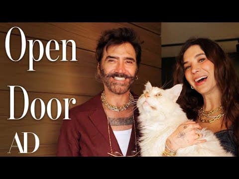 Inside Alejandro Fernández and Karla Laveaga’s Mexico Home | Open Door | Architectural Digest - Learn Spanish with this daily lif