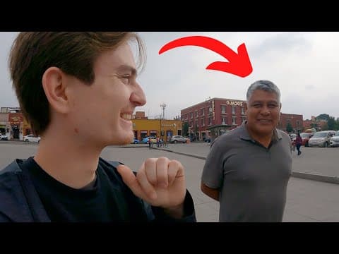 Tourist Speaking Fluent Spanish In Mexico, Befriends Stranger - Learn Spanish with this music video