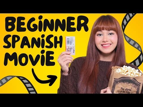 "Movie Night" - A Spanish Story for Beginners - Learn Spanish with this beginner spanis