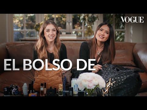 Salma Hayek y su hija Valentina Paloma cuentan qué llevan en su bolso |Vogue México y Latinoamérica - Learn Spanish with this daily lif