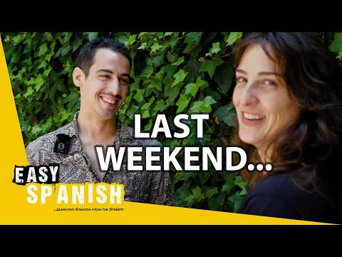 Slow Spanish Conversation to Practise Past Tenses | Super Easy Spanish 128 - Learn Spanish with this daily lif