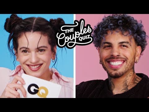 Rosalía and Rauw Alejandro Take a Couples Quiz | GQ - Learn Spanish with this daily lif